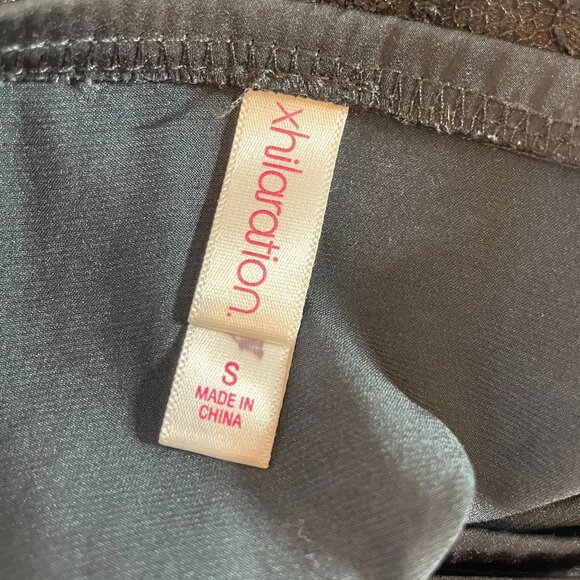 Xhilaration Size S Black Ruffle and Lace Dress Sleeveless Mini Lined - Picture 11 of 13